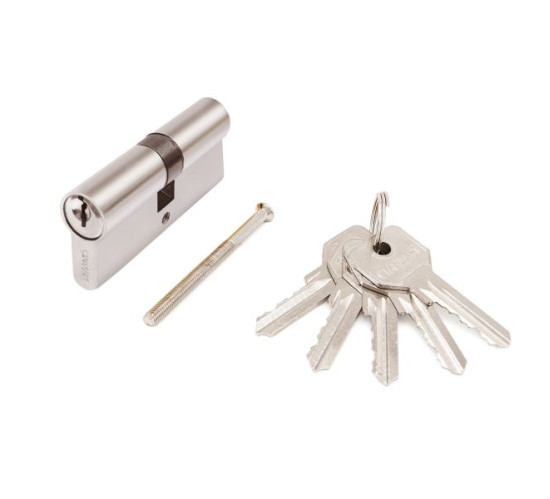 Стандарт Цилиндр. механизм ZI80-5K (30*10*40) СР англ ключ/ключ хром 4660041983746