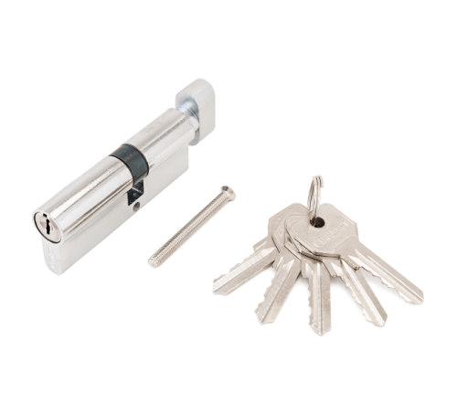 Стандарт Цилиндр. механизм ZI80B-5K (30В*10*40) СР англ ключ/верт хром 4660041983777