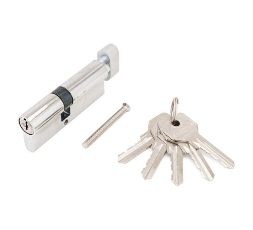 Стандарт Цилиндр. механизм ZI80B-5K (30*10*40В) СР англ ключ/верт хром 4660041983784