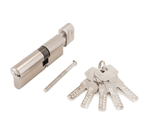 Стандарт  Цилиндр. механизм F-02 80 (30В*10*40) СP хром перфокл кл/верт 4660041983883