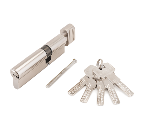 Стандарт  Цилиндр. механизм F-02 90 (30В*10*50) СP хром перфокл кл/верт 4660041983906