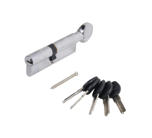 АЛЛЮР Цилиндр. механизм HD FG 100-5K СP (40*10*50G) хром  верт  перф 4670042052648