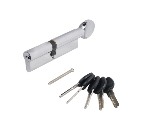 АЛЛЮР Цилиндр. механизм HD FG 110-5K СP (45*10*55G) хром  верт  перф 4670042052884