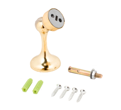 Стандарт  Ограничитель  дверной магнитн 102 GP золото 4670042050866