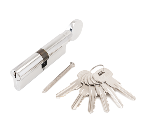 АЛЛЮР Цилиндр. механизм AG 90-6K CP хром вертушка 4607117777946