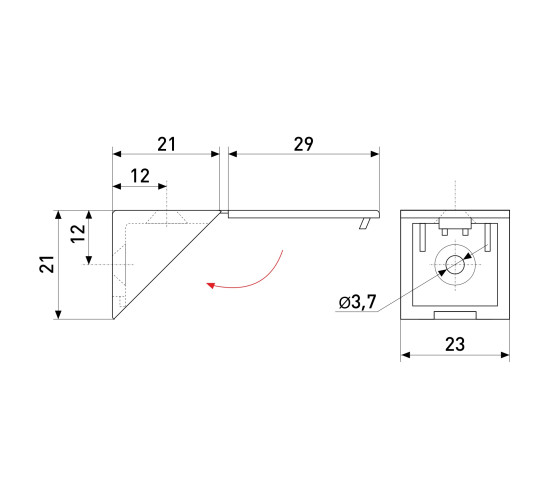 Soller Хедер Газовые лифты 60 мат хром