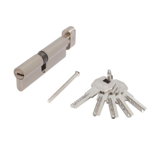 Стандарт  Цилиндр. механизм MAX100 (55B*45) SN 5перфокл кл/верт ник 4680143701321