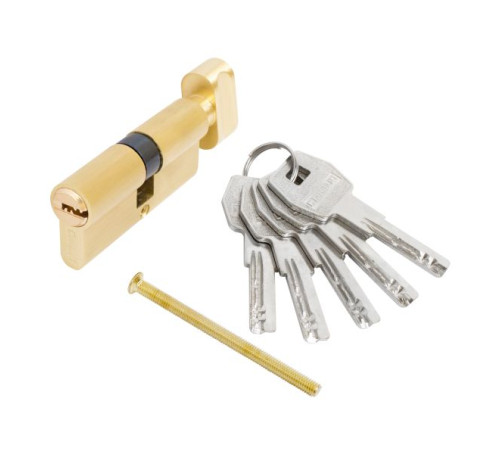 Стандарт  Цилиндр. механизм MAX70 (35*35В) SВ 5перфокл кл/верт м золото 4680143710484