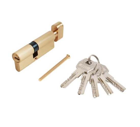 Стандарт  Цилиндр. механизм MAX80 (35*45В) SВ 5перфокл кл/верт м золото 4680143710422