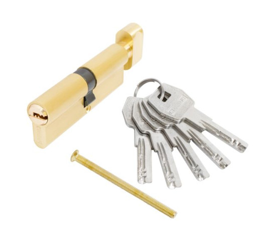 Стандарт  Цилиндр. механизм MAX90 (45*45В) SВ 5перфокл кл/верт м золото 4680143710347