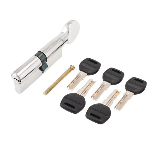 АЛЛЮР Цилиндр. механизм HD FG 80-5K СP (40*40G) хром  верт перф 468014371369