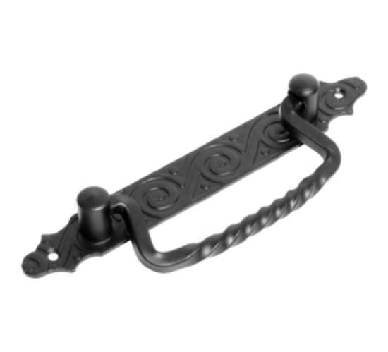 Домарт Ручка откидная 215 черная кованная сер Ярославль 4660046003241