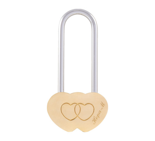Нора М Замок навесн сердечко 623 золото 4606555087051