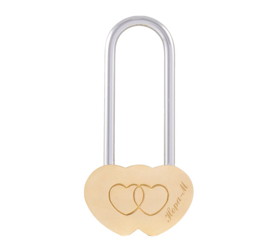 Нора М Замок навесн сердечко 623 золото 4606555087051
