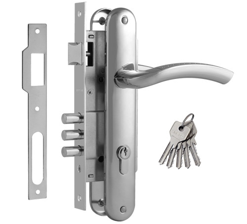 Нора М Замок врез N96-85М хром 4606555032723