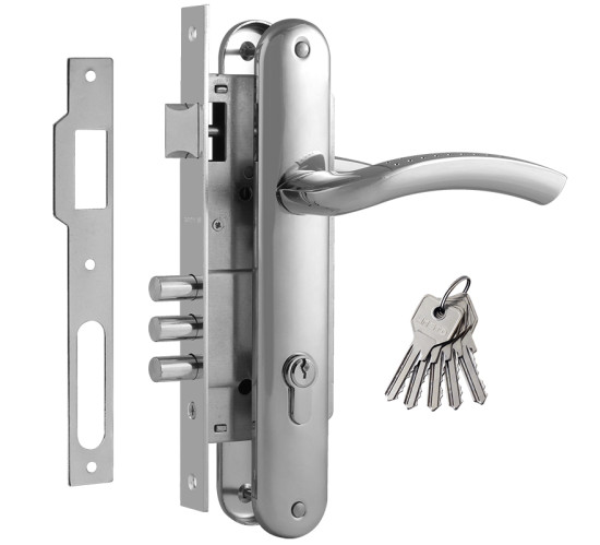 Нора М Замок врез N96-85М хром 4606555032723