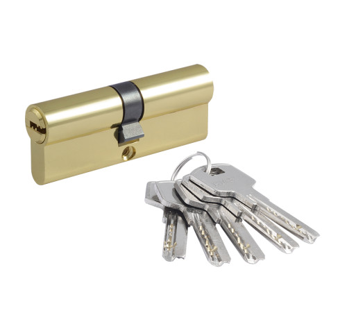 Нора М Цилиндр. механизм ECO Z ЛП-80 (40*40) латунь перф кл/ключ 5к 4606555072125