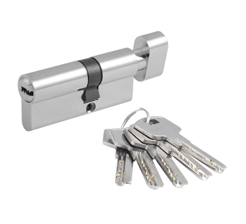 Нора М Цилиндр. механизм ECO Z ЛПВ-70 (40*30в) хром перф кл/верт 5к 4606555084487