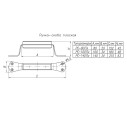 Ручка -скоба РС- 80 ПЛ с дер накл 4627073481343 Ручка -скоба РС- 80 ПЛ с дер накл 4627073481343