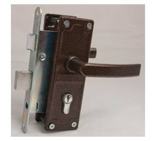 Вега Люкс Замок врезной ЗВ4-3 антик медь