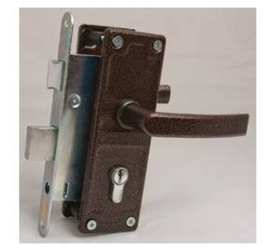 Вега Люкс Замок врезной ЗВ4-3 антик медь