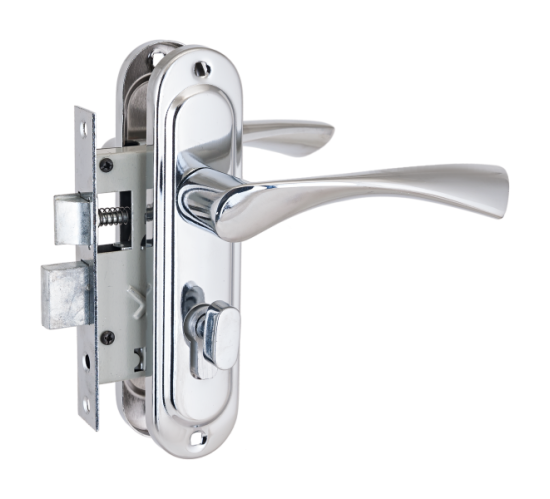 Стандарт Замок врез с руч 103/50В СР вертушка хром 4640001794674