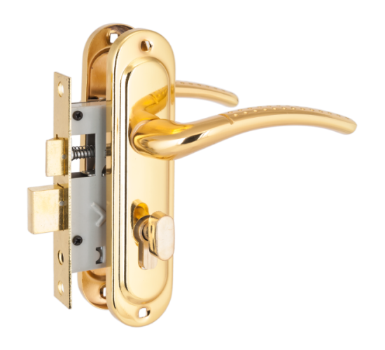 Стандарт Замок врез с руч 132/50В вертушка GP латунь 4640001794766