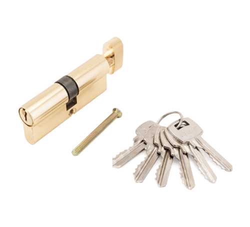 Стандарт Цилиндр. механизм для замков 132/50В ключ/верт  70мм латунь 4660041985962