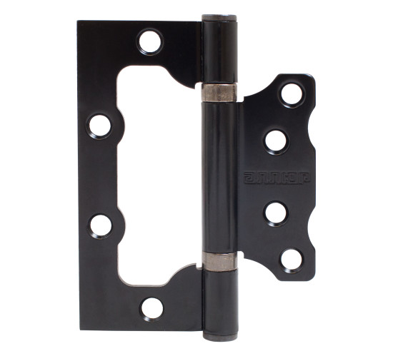 АЛЛЮР Петля накладн  100*75*2BB BL 2.5мм мат черный 4680143700218