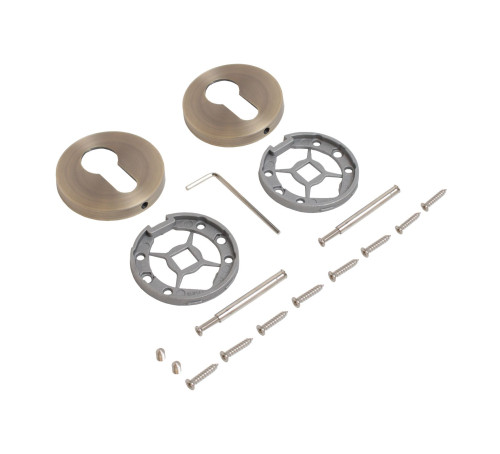 Аллюр Накладка на цилиндр  АРТ ЕТ-R2 мат бронза 4680143706517