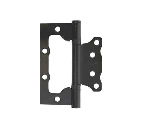 Стандарт Петля накладн без врезки 100*75*2ВВ BL 2,5мм мат черный 4680143710781