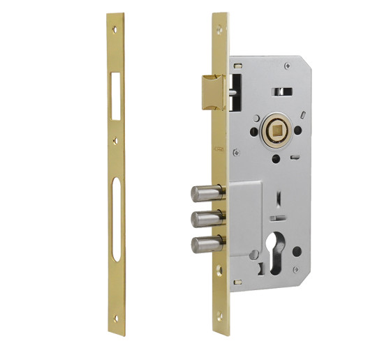 Нора-М Замок врез КЗВ 101 85мм  латунь  без цмех  бруч 4606555008827