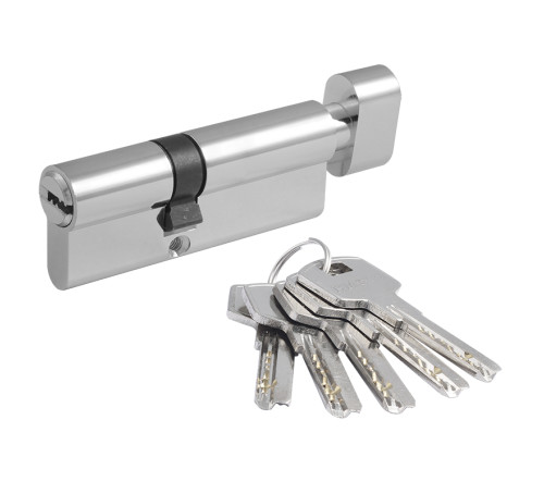 Нора М Цилиндр. механизм ECO Z ЛПВ 80 (35*45в) хром перф кл/верт 5к 4606555084517