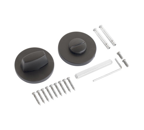 Аллюр Сантехническая завертка АРТ ВК-R9 BL мат черный 4680143710958