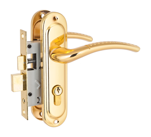 Стандарт Замок врез с руч 132/50 GP латунь 4640001794728