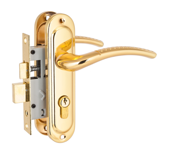 Стандарт Замок врез с руч 132/50 GP латунь 4640001794728