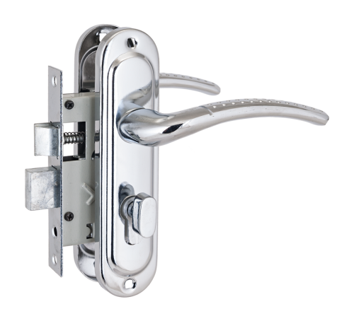 Стандарт Замок врез с руч 132/50В вертушка CP хром 4640001794759