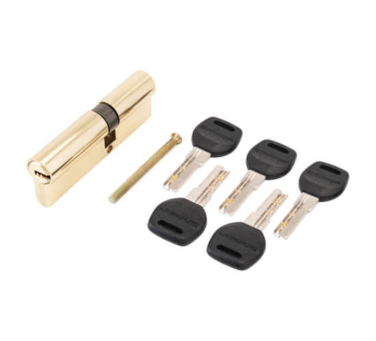 АЛЛЮР Цилиндр. механизм HD F 90-5K ВP (35*10*45) латунь перф