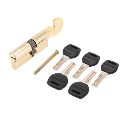 АЛЛЮР Цилиндр. механизм HD FG 70-5K ВP (35*35) латунь  верт  перф 4640001798375