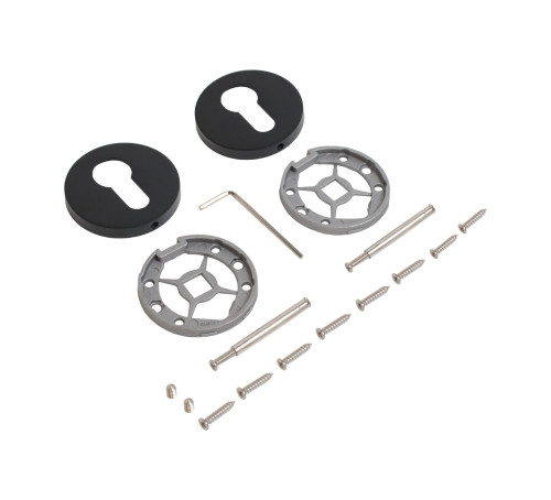 Аллюр Накладка на цилиндр  АРТ ЕТ-R2 мат черный 4680143706654