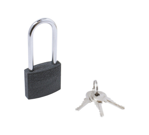 Стандарт Замок навес HG-340L дл дужка d5.5мм серый 4630098150965