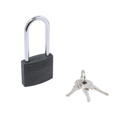 Стандарт Замок навес HG-340L дл дужка d5.5мм серый 4630098150965