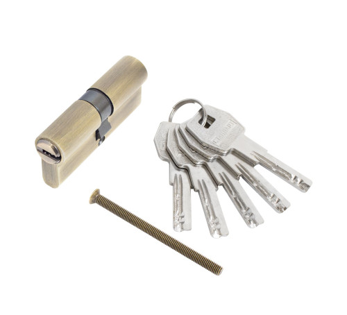 Стандарт  Цилиндр. механизм MAX70 (35*35) АВ 5перфокл кл/кл ст бронза 4680143710729