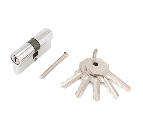 Стандарт Цилиндр. механизм ZI60-5K СР англ ключ/ключ хром 4660041981209