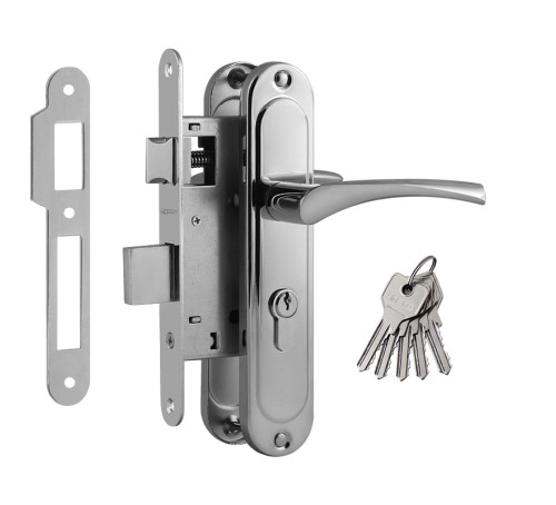 Нора М Замок врез 710-55мм хром 4606555081233