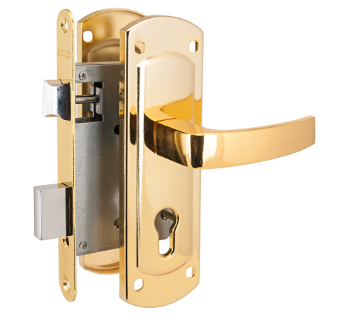 АЛЛЮР Замок врез ЗВ4-155А GР латунь без цмех 4640001796784