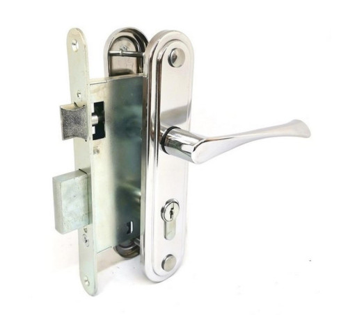 Омега Замок врезной ЗВ7 хром 4612752540510