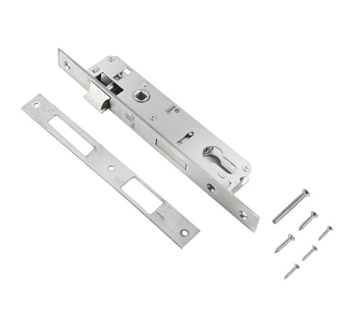 БУЛАТ Замок врезной   ЗВ4-1.20.85.23.08 нерж сталь 20мм без ручек без цм  4680143709396