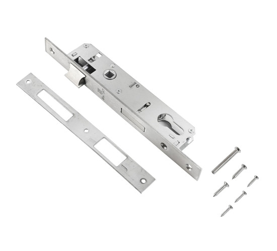 БУЛАТ Замок врезной   ЗВ4-1.20.85.23.08 нерж сталь 20мм без ручек без цм  4680143709396