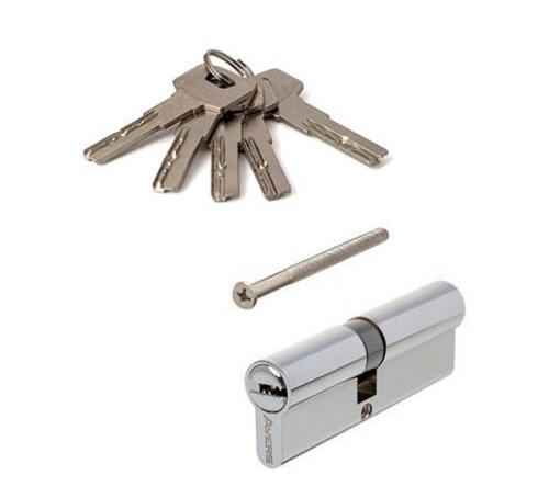 Аверс Цилиндр. механизм ZM-90-CR хром ключ/ключ